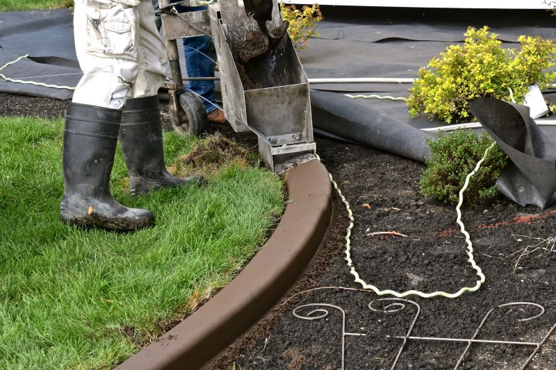 Concrete Garden Edging Repair