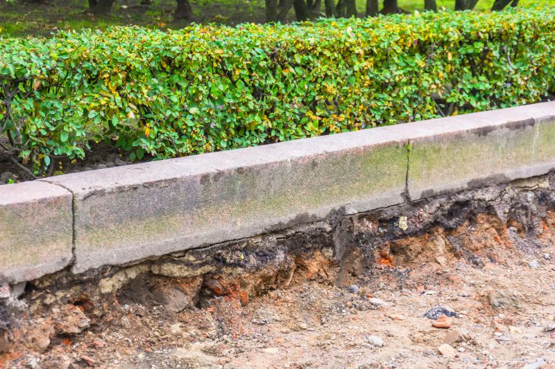 Concrete Garden Edging Repair